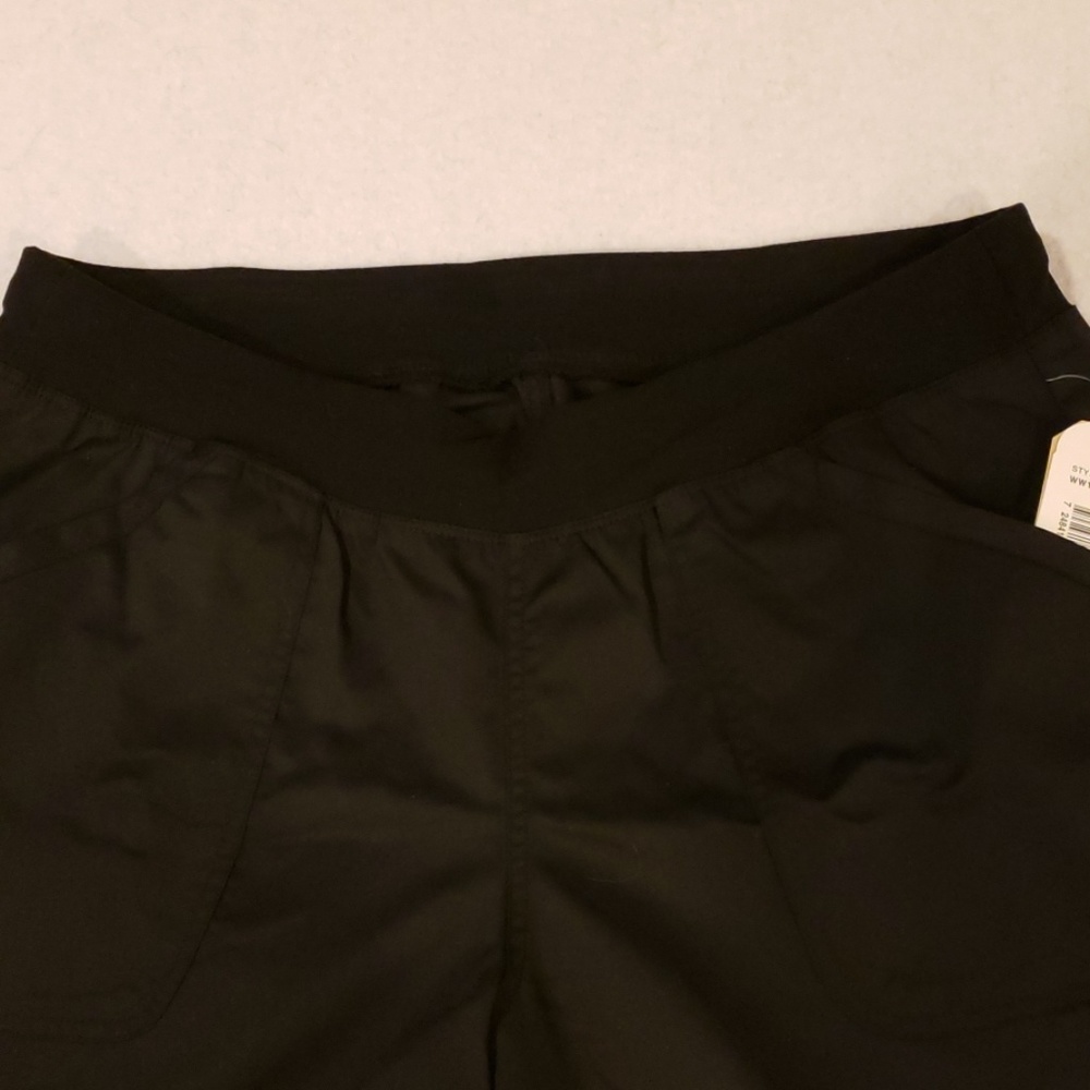 Black Cherokee cargo Scrubs sz large petite